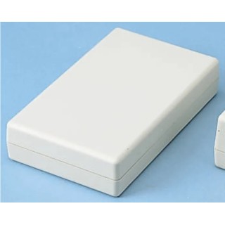 OKW Datec-Mobil-Box Series White ABS Handheld Enclosure with Integral Battery Compartment IP65 190 mm x 68 mm x 138 mm IP40