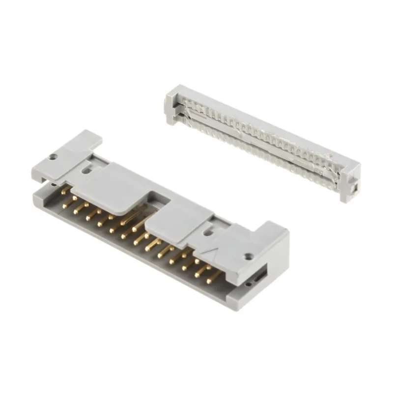 3M 26-Way IDC Connector Male for Cable Mount, Shrouded, 2 Row, 125V, 1A Current, Series 4600, Model 4626-6001