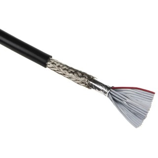 3M Ribbon Cable Round, 1.27 mm Pitch, 20 Conductors, 28AWG, Screened, 30 m Length 3659-20