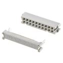 3M 20-Way IDC Connector Female for Cable, 2 Row, 1 A, 1000 V AC, Right Angle, Gold over Nickel Plating 3421-6000