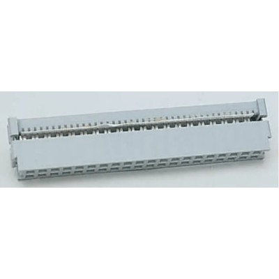 3M 34-Way IDC Connector Female for Cable, 2 Row 1kV AC 1A Polybutylene Terephthalate Housing 3414-6000