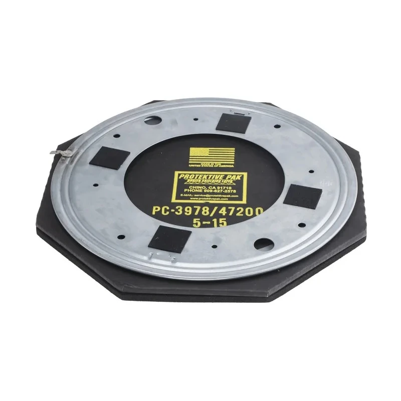 RS PRO ESD Dissipative Turntable Octagon Shaped Galvanised Steel Conductive Foam Surface 318 mm 121-2709