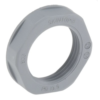 Lapp Silver Grey Fibreglass Reinforced Polyamide Cable Gland Locknut PG21 Thread IP68 53019030