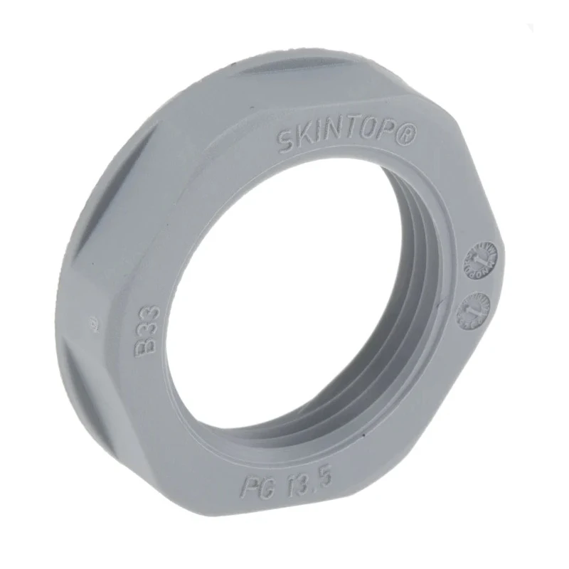 Lapp Silver Grey Fibreglass Reinforced Polyamide Cable Gland Locknut PG21 Thread IP68 53019030