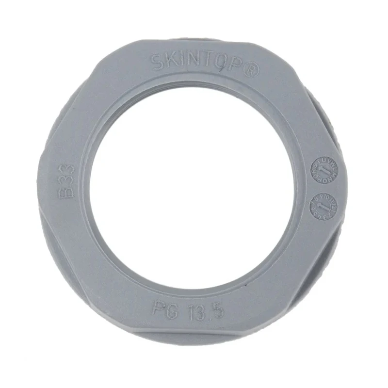 Lapp Silver Grey Fibreglass Reinforced Polyamide Cable Gland Locknut PG21 Thread IP68 53019030