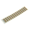 RS PRO Self-Adhesive Aluminium Foil Pre-Printed Adhesive Label 38mm x 15mm Orange Text SERVICED BY 140 Per Pack 445-3638