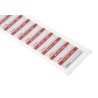 RS PRO Pre-Printed Adhesive Label Red Text on Silver Self-Adhesive Aluminium Foil 38mm x 15mm 140 Per Pack 445-3644