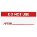RS PRO Pre-Printed Adhesive Label Red Text on Silver Self-Adhesive Aluminium Foil 38mm x 15mm 140 Per Pack 445-3644