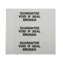 RS PRO Pre-Printed Adhesive Label Guarantee Void If Seal Broken, 38mm x 12.7mm, 180 Per Pack 445-3767