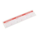 RS PRO Pre-Printed Adhesive Label with Red 'Scrapped' Text, Vinyl, 70mm x 38mm, Pack of 30 445-4063