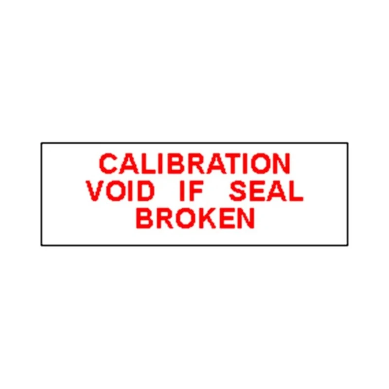 RS PRO Adhesive Pre-Printed Adhesive Label Calibration Void If Seal Removed 38mm x 12.7mm 180 Per Pack 445-3773