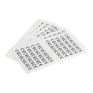 Brady RS PRO Pre-Printed Adhesive Label CE, 12.7mm x 12.7mm, Black Text on White, Pack of 500 445-4120