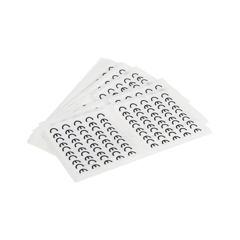 Brady RS PRO Pre-Printed Adhesive Label CE, 12.7mm x 12.7mm, Black Text on White, Pack of 500 445-4120