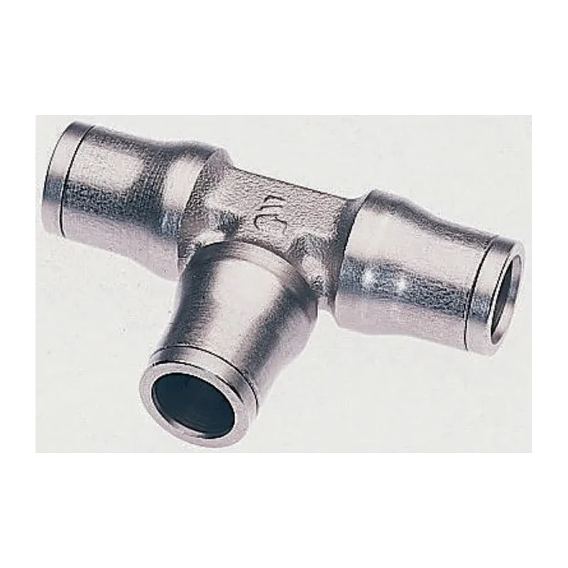Legris Pneumatic Equal Tee Push-in Fitting Nickel Plated Brass 4 mm LF3600 