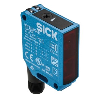 SICK Diffuse Photoelectric Sensor Block Style, Panel Mount, LED Light Source, 30V DC, PNP Output, IP66 IP67 WTF12-3P2431