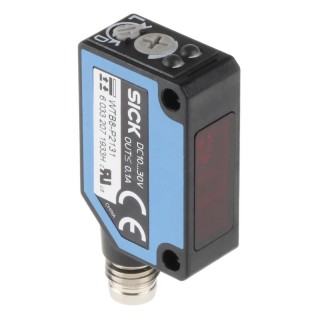 SICK Background Suppression Photoelectric Sensor, Block Sensor, 30 mm to 300 mm Detection Range, PNP Output, IP67 WTB8-P2131