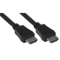 RS PRO 1 m Male HDMI to Male HDMI High Speed HDMI Cable 30V Low Smoke Zero Halogen Black 121-2779