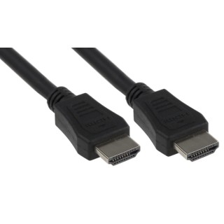RS PRO 1 m Male HDMI to Male HDMI High Speed HDMI Cable 30V Low Smoke Zero Halogen Black 121-2779