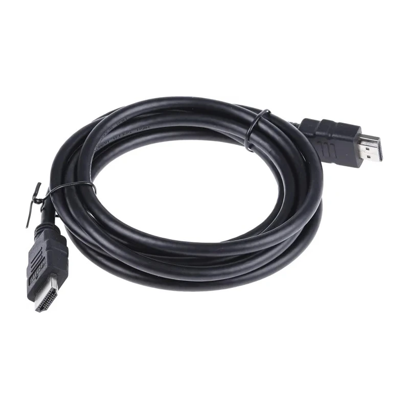 RS PRO 2 m High Speed Male HDMI to Male HDMI Cable, Black 121-2780