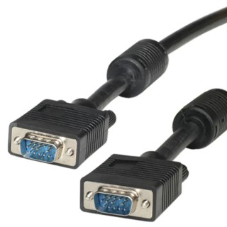 Roline Male VGA to Male VGA Cable 15 m Black PVC Jacket 300V RoHS 11 Series 11.04.5265-2