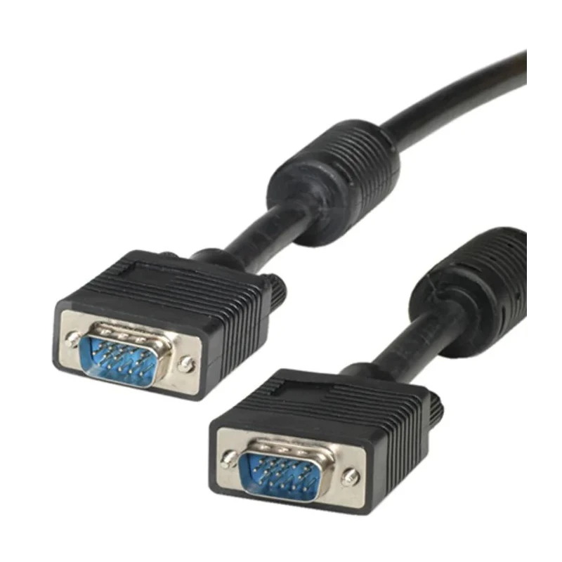 Roline Male VGA to Male VGA Cable 15 m Black PVC Jacket 300V RoHS 11 Series 11.04.5265-2