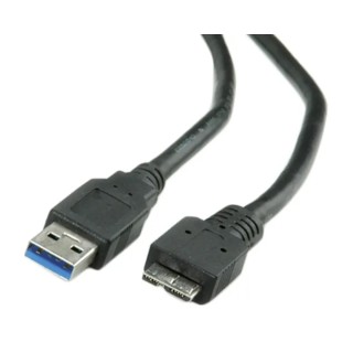 Roline USB Cable Male USB Type A to Male Micro USB Type B USB 3.0 Black 3m 11.02.8877-10