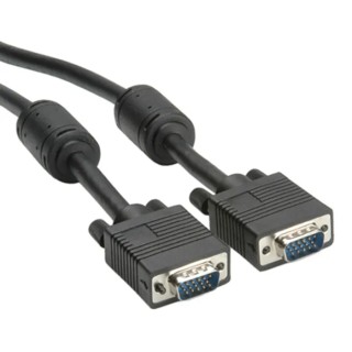 Roline Male VGA to Male VGA Cable 15 m Black Polyvinyl Chloride Jacket 300V 11 Series 11.04.5665-2