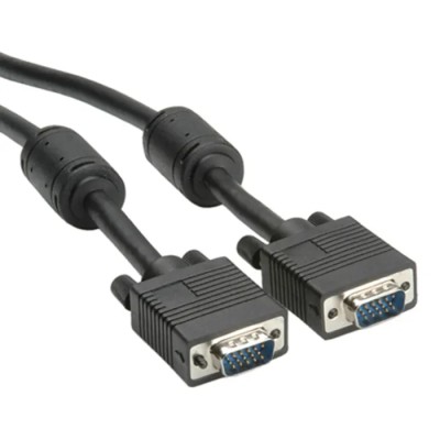 Roline Male VGA to Male VGA Cable 15 m Black Polyvinyl Chloride Jacket 300V 11 Series 11.04.5665-2