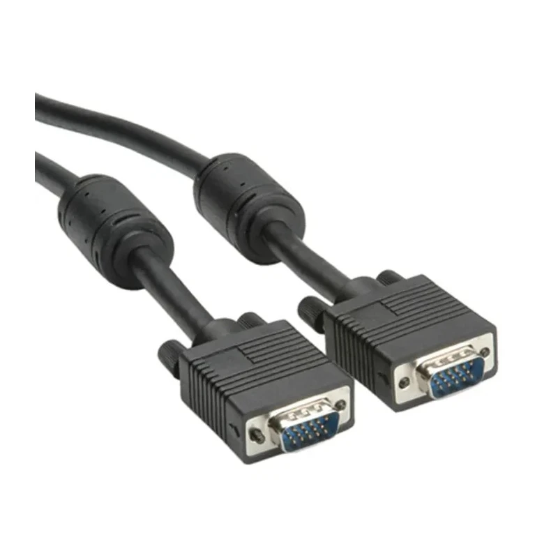 Roline Male VGA to Male VGA Cable 15 m Black Polyvinyl Chloride Jacket 300V 11 Series 11.04.5665-2