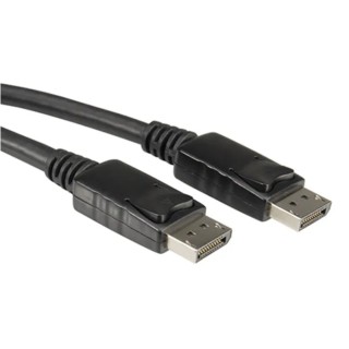 RS PRO Roline Male DisplayPort to Male DisplayPort Cable Polyvinyl Chloride Jacket 1m 11.04.5601-20