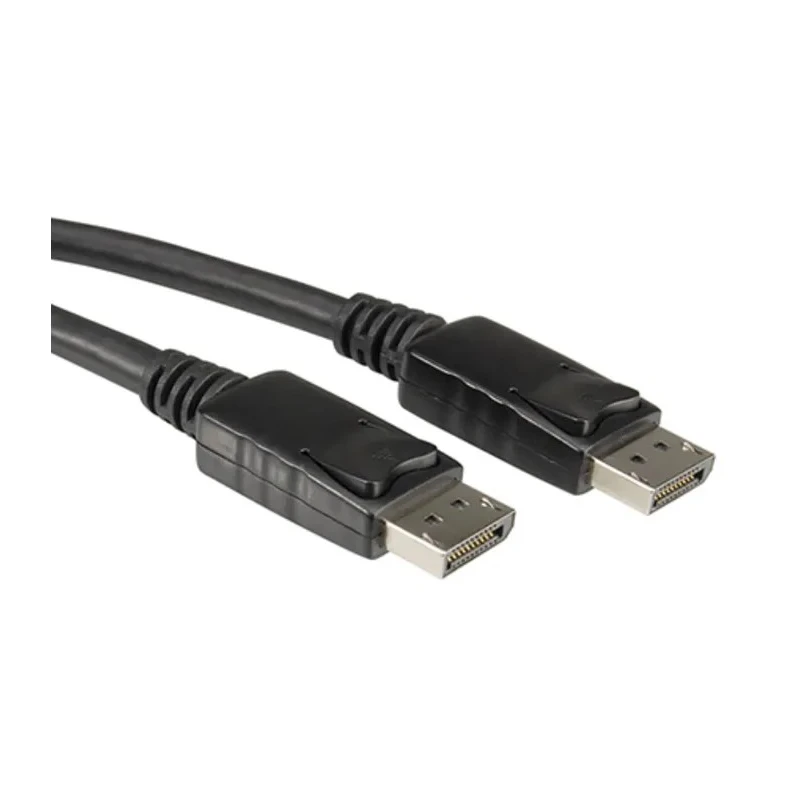 RS PRO Roline Male DisplayPort to Male DisplayPort Cable Polyvinyl Chloride Jacket 1m 11.04.5601-20