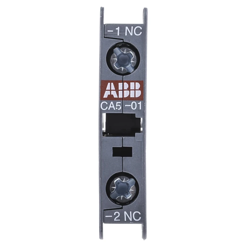 ABB Auxiliary Contact Block, 1 Contact 1 NC, Front Mount, 6A Contact Current, 690V Rated Insulation Voltage 1SBN010010R1001