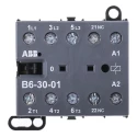 ABB B Series 3-Pole Contactor with 230V AC Coil, 9A, 4kW Power Rating, 3 NO Auxiliary Contacts, 690V AC Contact B6-30-01-80