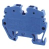 Weidmüller ZDUA Series DIN Rail Terminal Block Blue, 2.5mm² Cable CSA, 500V, 30A, 1-Level Clamp 1720930000