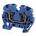 Weidmüller ZDUA Series DIN Rail Terminal Block Blue, 2.5mm² Cable CSA, 500V, 30A, 1-Level Clamp 1720930000