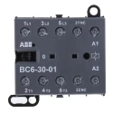 ABB B Contactor, 24V DC Coil, 3-Pole, 9 A, 4 kW, 3 NO, 690V AC BC6-30-01-01