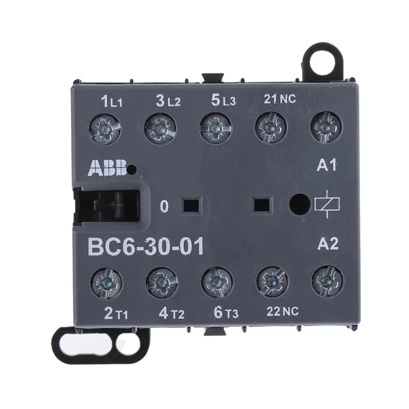 ABB B Contactor, 24V DC Coil, 3-Pole, 9 A, 4 kW, 3 NO, 690V AC BC6-30-01-01