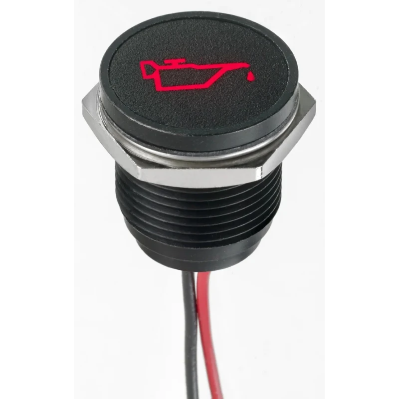 APEM Red Panel Mount LED Indicator 16 mm, Lead Wire Termination, IP67, 13.2V DC Q16F5BXXHR12E-3GP