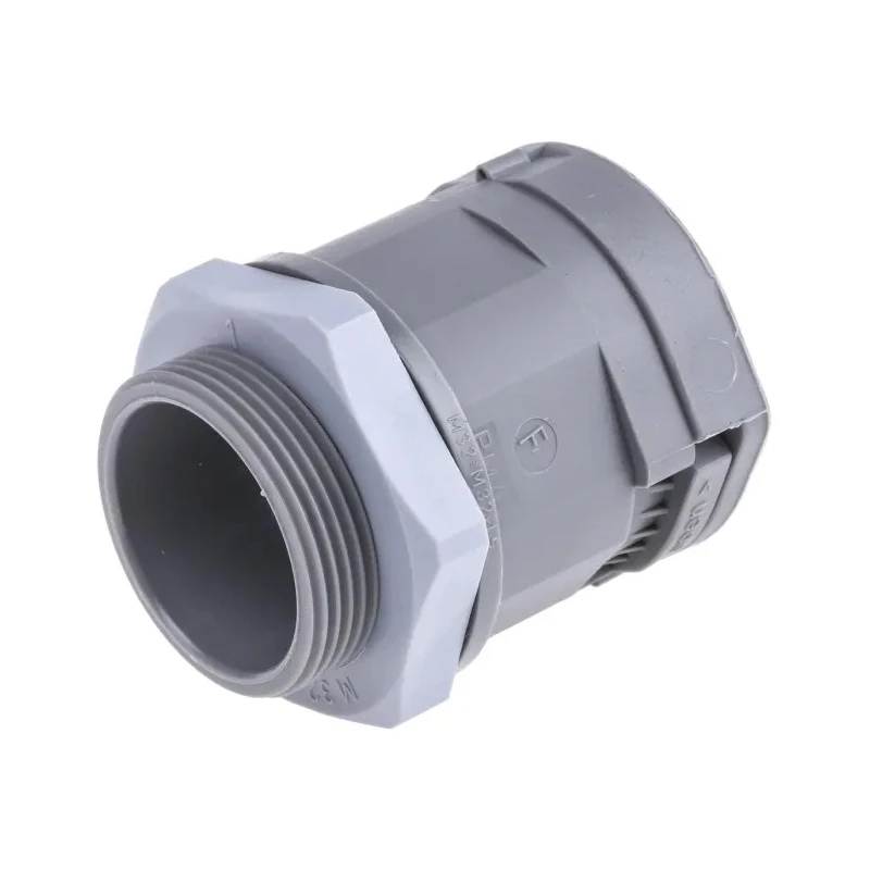 PMA Conduit Fitting Polyamide 6 Grey IP66 Rated NW29 Nominal Size M32 Thread 