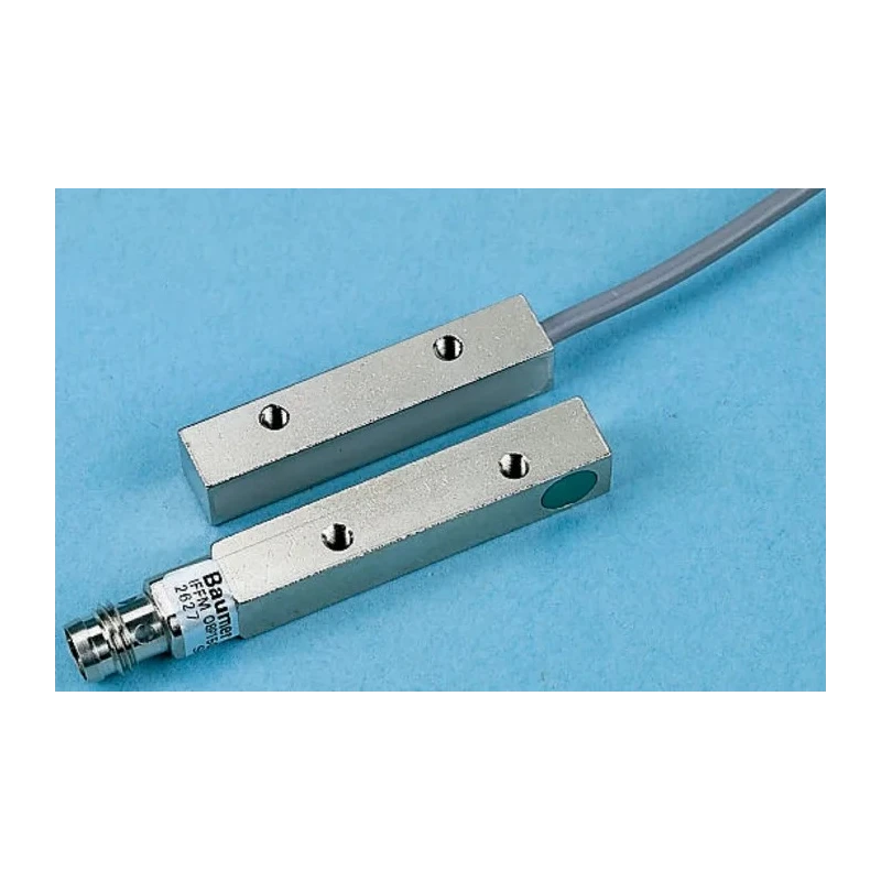 Baumer Block Inductive Proximity Sensor Stainless Steel Housing Flush Mount IP67 IFFM 04P1501/O1L