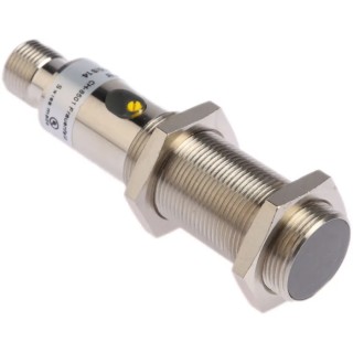 Baumer Threaded Barrel Capacitive Proximity Sensor 8 mm Detection, M18 x 1 Thread, PNP Output, 200mA, 30V DC CFAM 18P1600/S14
