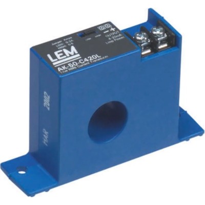 LEM AKR Series Current Transformer 5 A 150 V AC 24 V DC 19mm Bore Panel Mount AKR 5 C420L