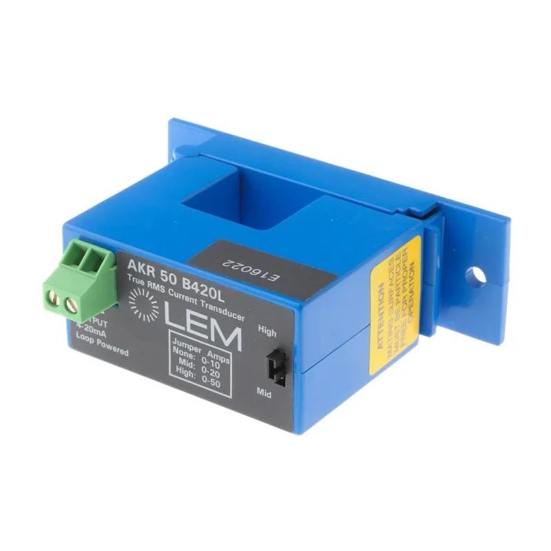 LEM AKR Series Current Transformer 50 A 150 V AC, 24 V DC, 21.7 mm Bore AKR 50 B420L