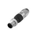 Weidmüller Straight Circular Connector Adapter M12 Male 4 Contacts 4A IP67 Rated 32V 1781550001