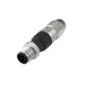 Weidmüller Straight Circular Connector Adapter M12 Male 4 Contacts 4A IP67 Rated 32V 1781550001