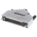 TE Connectivity ADK Series Zinc Straight D-Sub Backshell 37 Contacts Strain Relief 5-1478762-4