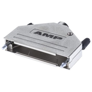 TE Connectivity ADK Series Zinc Straight D-Sub Backshell 37 Contacts Strain Relief 5-1478762-4