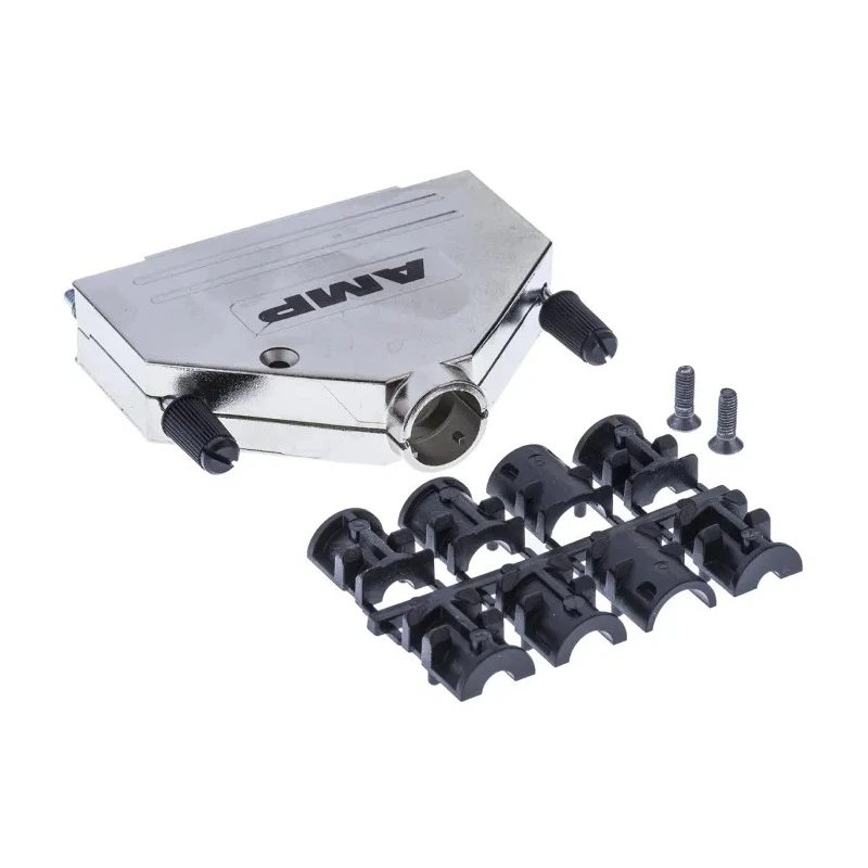 TE Connectivity ADK Series Zinc Straight D-Sub Backshell 37 Contacts Strain Relief 5-1478762-4