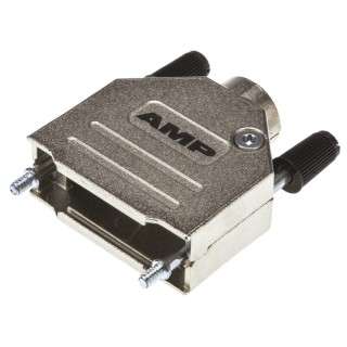 TE Connectivity ADK Series Zinc Straight D-Sub Backshell 15 Way Strain Relief 5-1478762-2