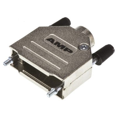 TE Connectivity ADK Series Zinc Straight D-Sub Backshell 15 Way Strain Relief 5-1478762-2